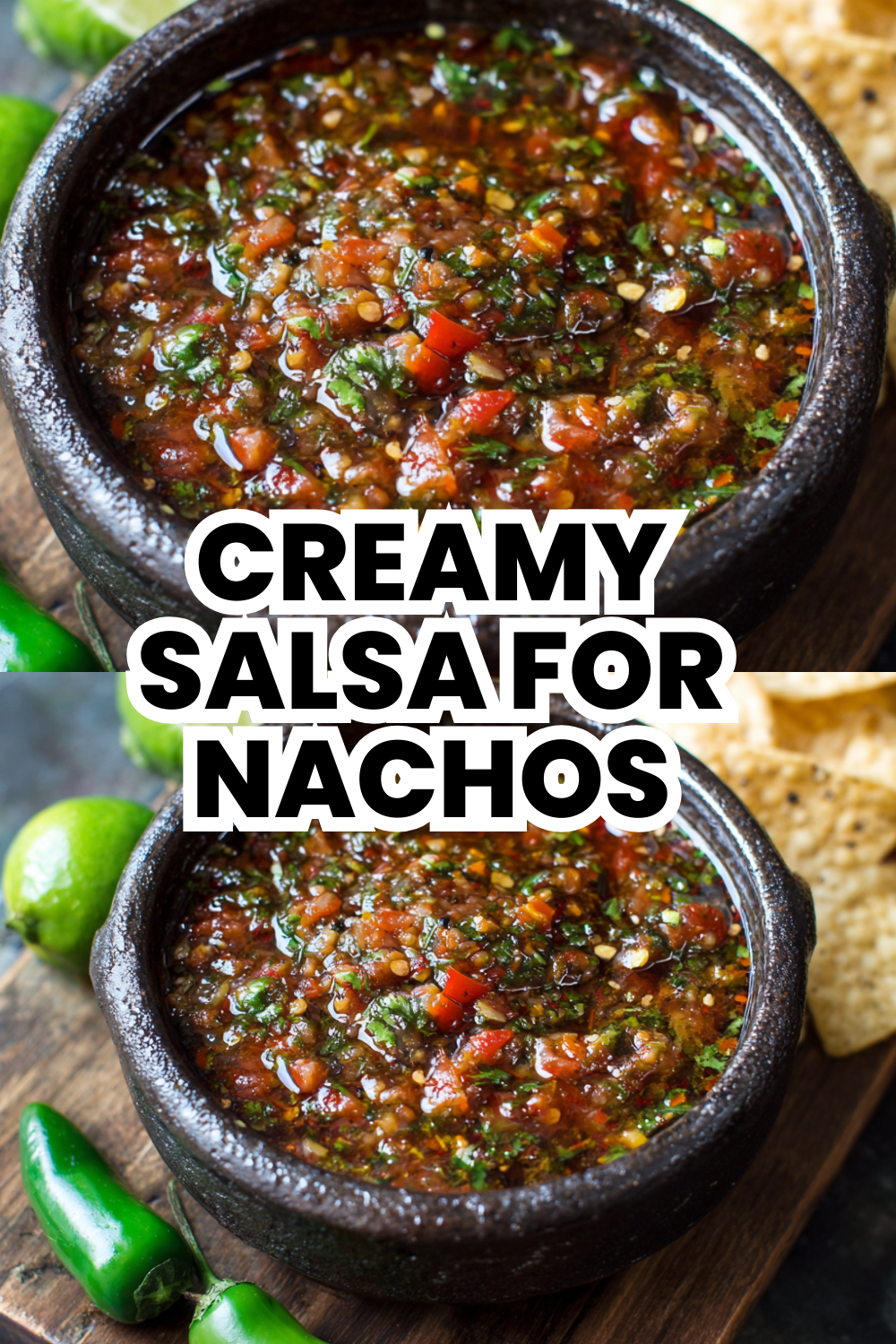 Creamy Salsa For Nachos With Sour Cream Base