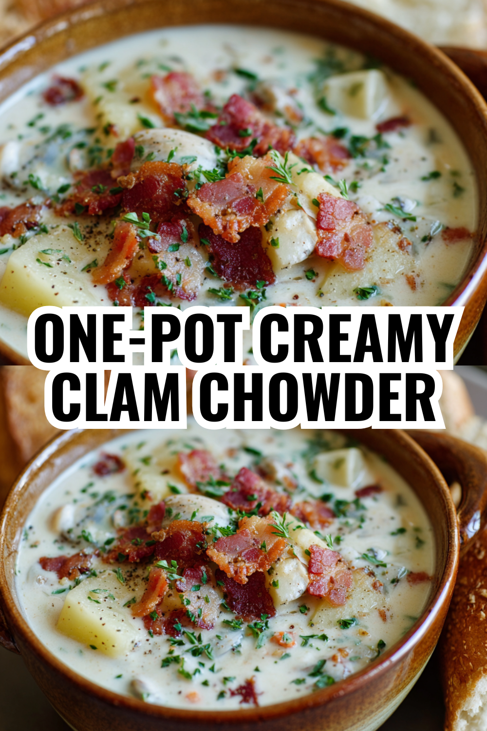 One-Pot Creamy Clam Chowder — Minimal Cleanup, Maximum Flavor