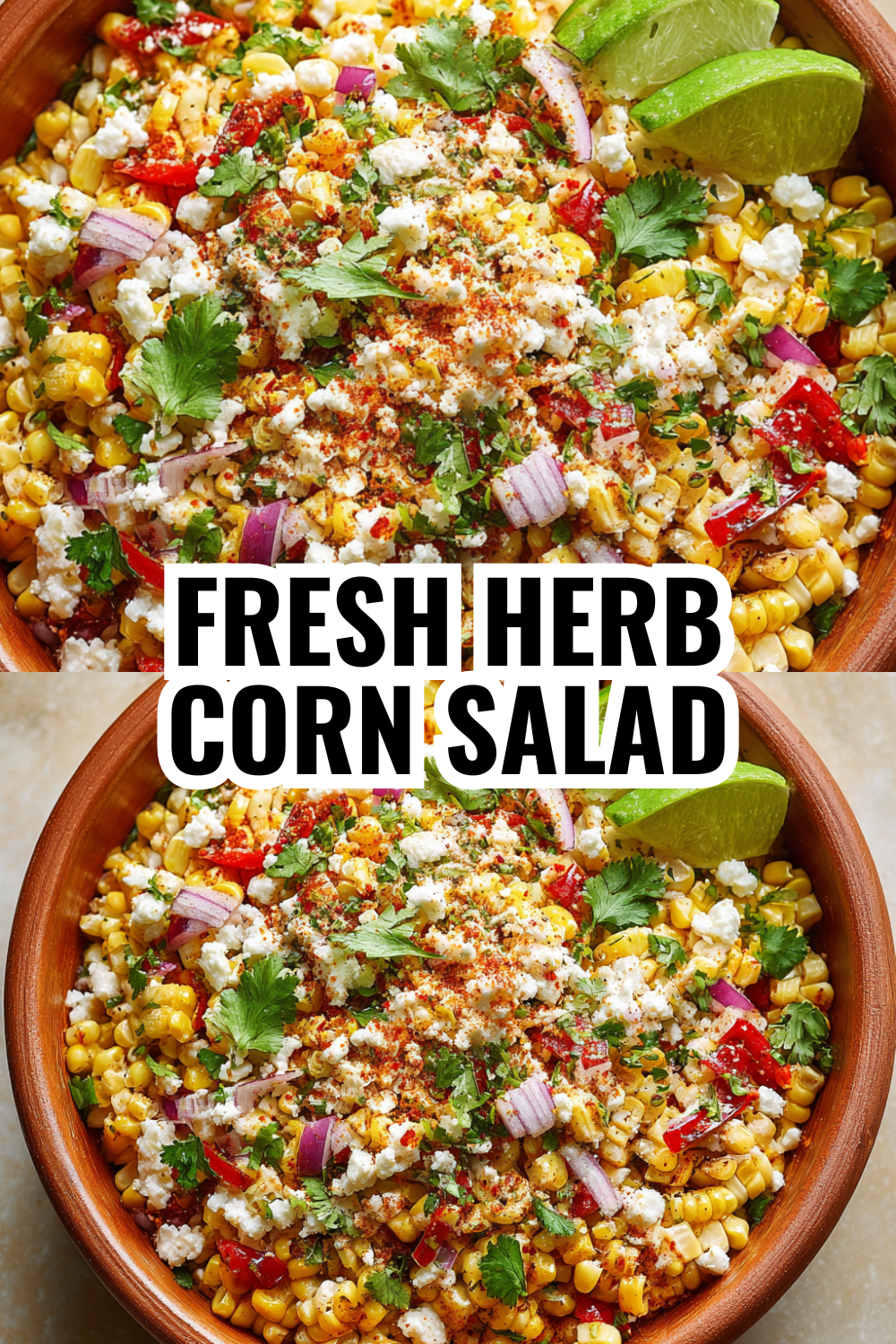 Street Corn Salad with Frozen Corn — No Fresh Corn Needed