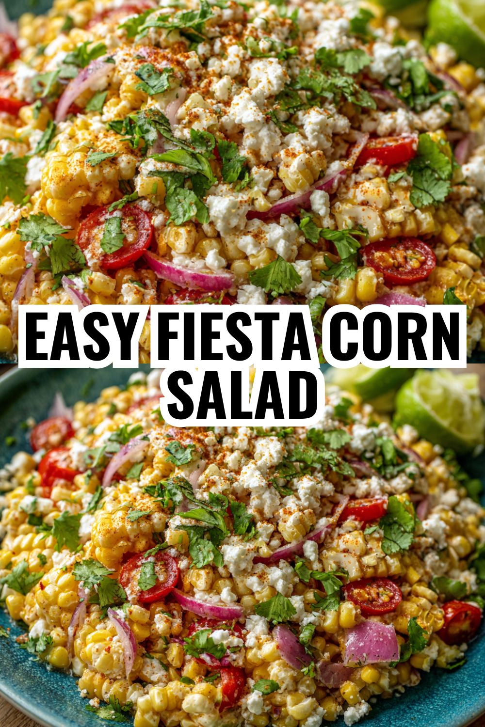 Simple Fiesta Corn Salad (Frozen or Fresh Corn Works!)
