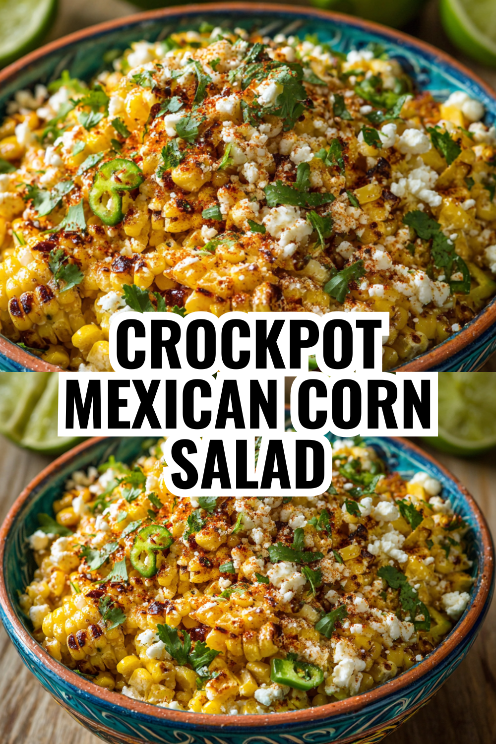 Crockpot Mexican Street Corn Salad for Feeding a Crowd