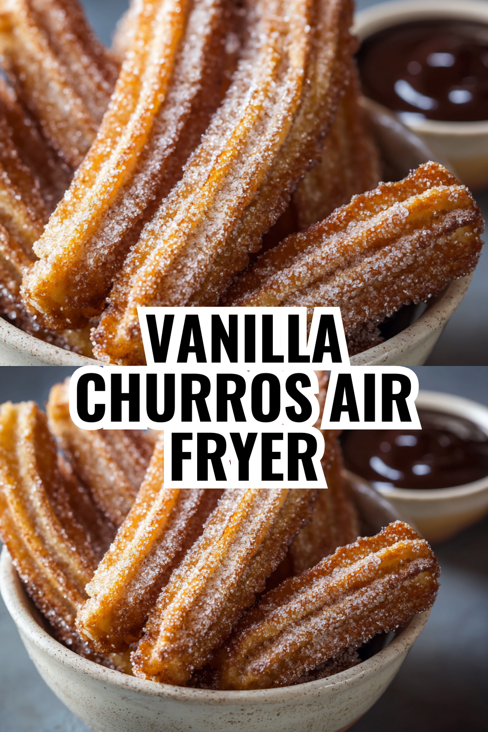 Vanilla Churros Air Fryer — Fluffy, Golden, Zero-Guilt Dessert