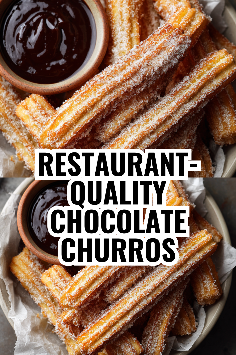 Restaurant-Quality Chocolate Churros Dipped in Rich Chocolate Sauce