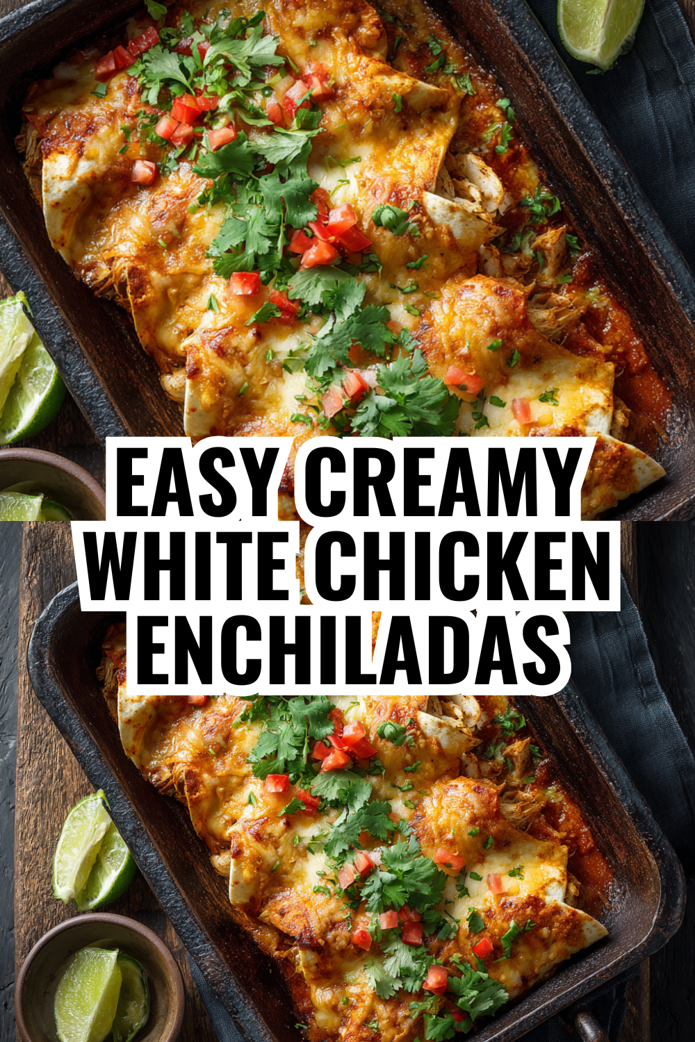 Easy Creamy White Chicken Enchiladas — Ready in 45 Minutes for Busy Weeknights