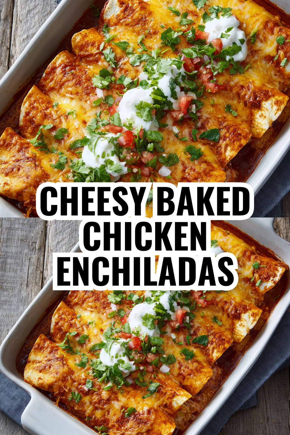 Cheesy Baked Chicken Enchiladas Perfect for Sunday Dinner When You Need Comfort Food
