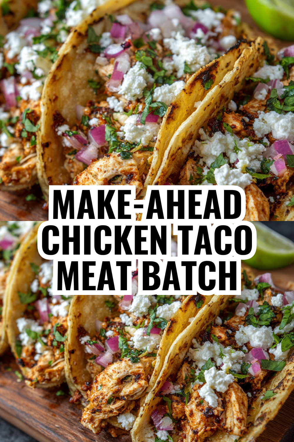 Make-Ahead Chicken Taco Meat Batch for the Whole Week of Tacos