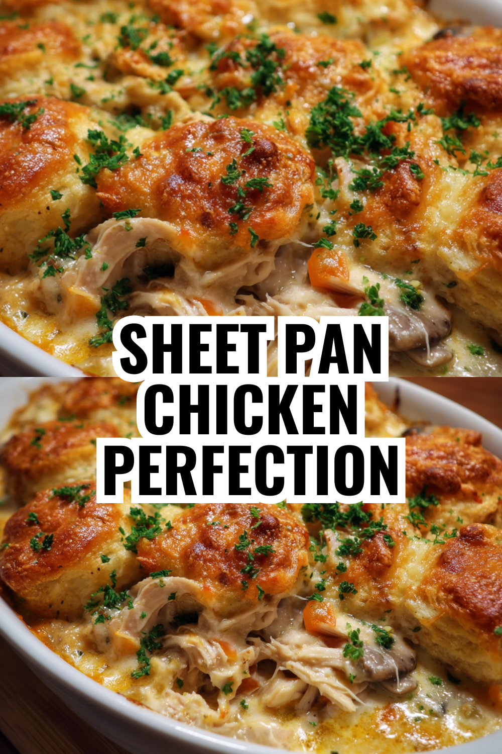Sheet Pan Rotisserie Chicken Dinner — Everything Cooks Together, One Pan to Wash