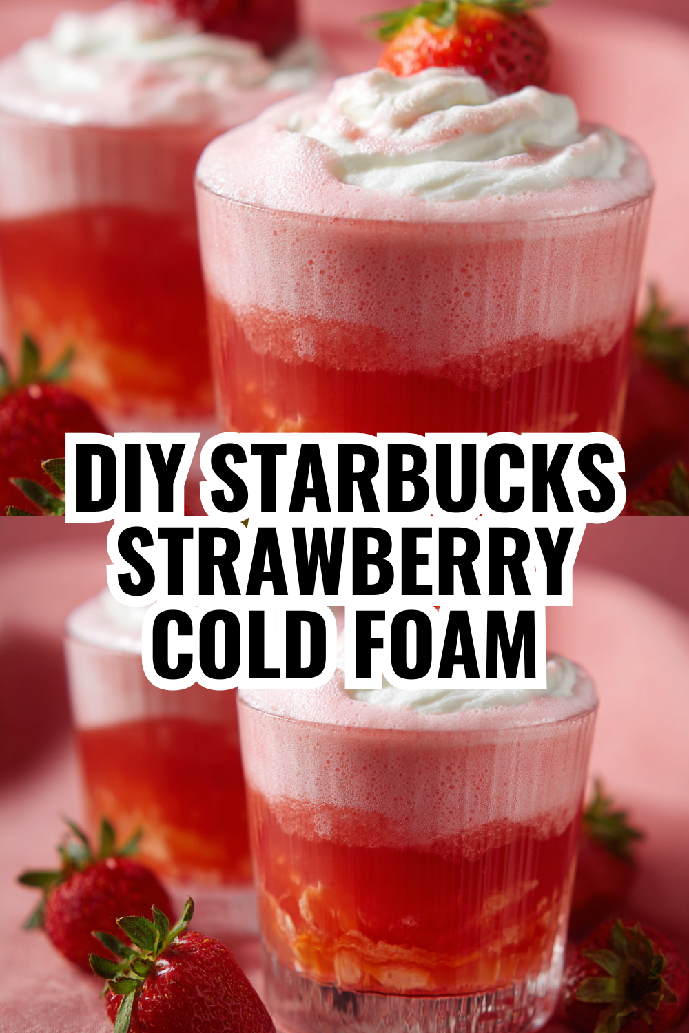DIY Starbucks Strawberry Cold Foam — Save Money Making It at Home