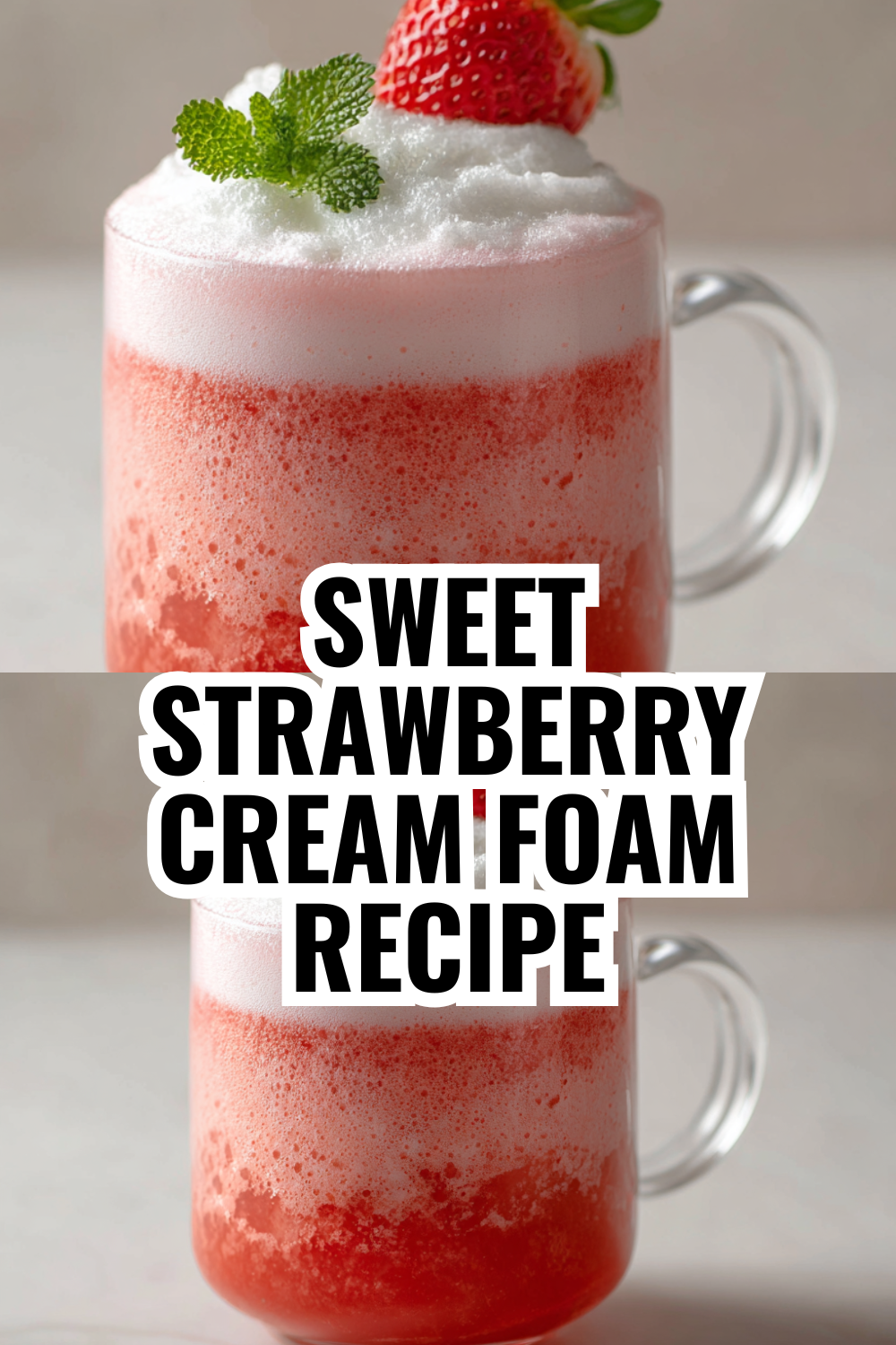 Sweet Strawberry Cream Foam Recipe That Beats the Coffee Shop Version