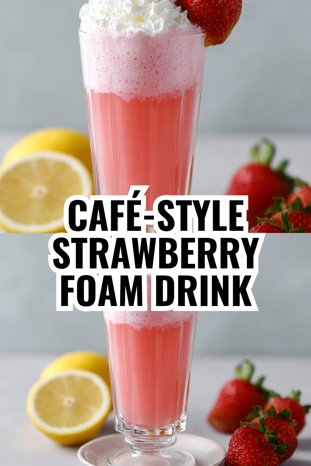 Café-Style Strawberry Foam Drink — The Secret Starbucks Doesn't Want You to Know
