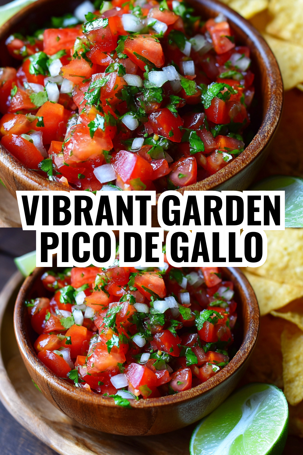 Vibrant Garden Pico de Gallo Using Farmers Market Fresh Tomatoes
