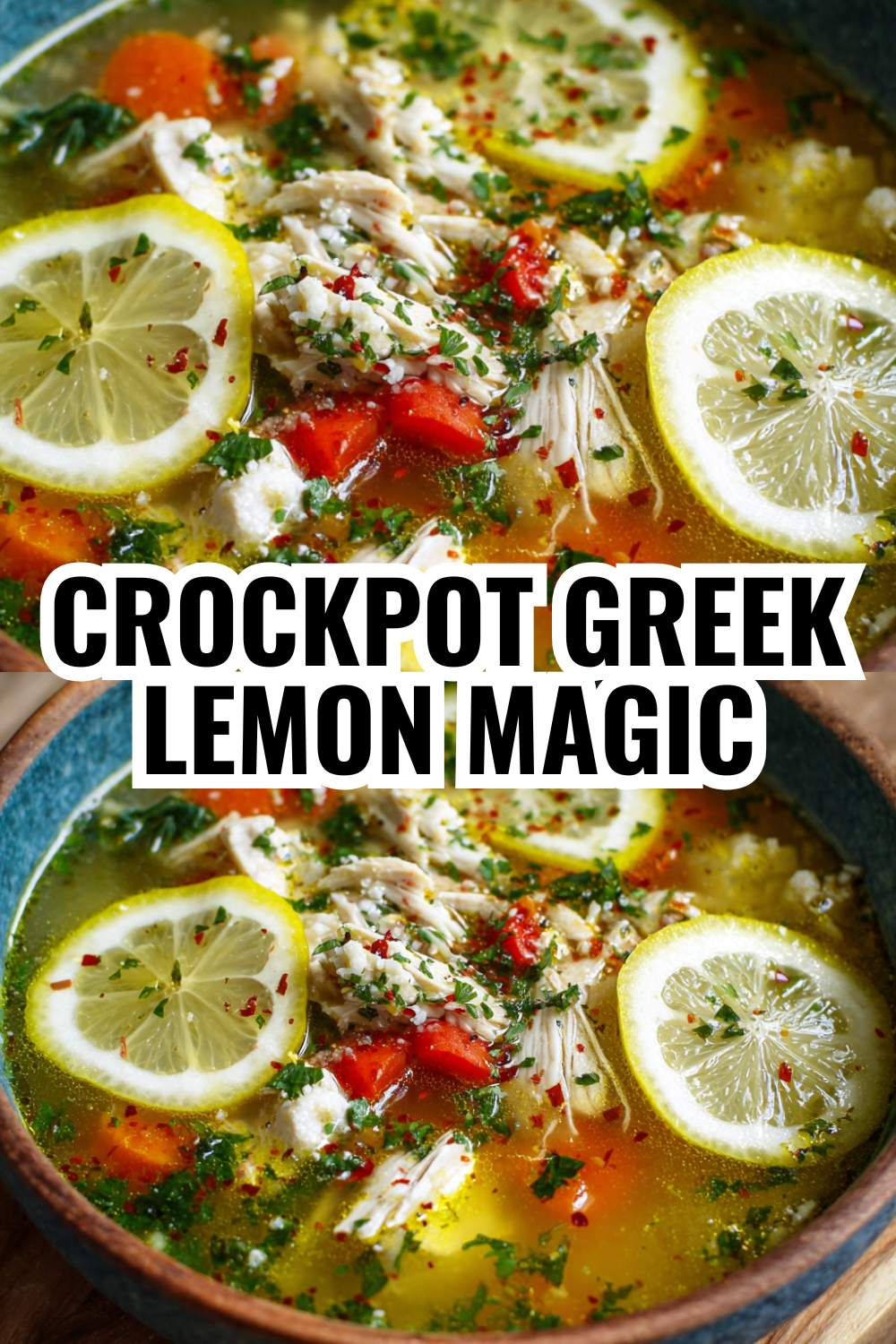 Easy Healthy Whole Food Meal — Greek Lemon Chicken Soup Ready in One Pot