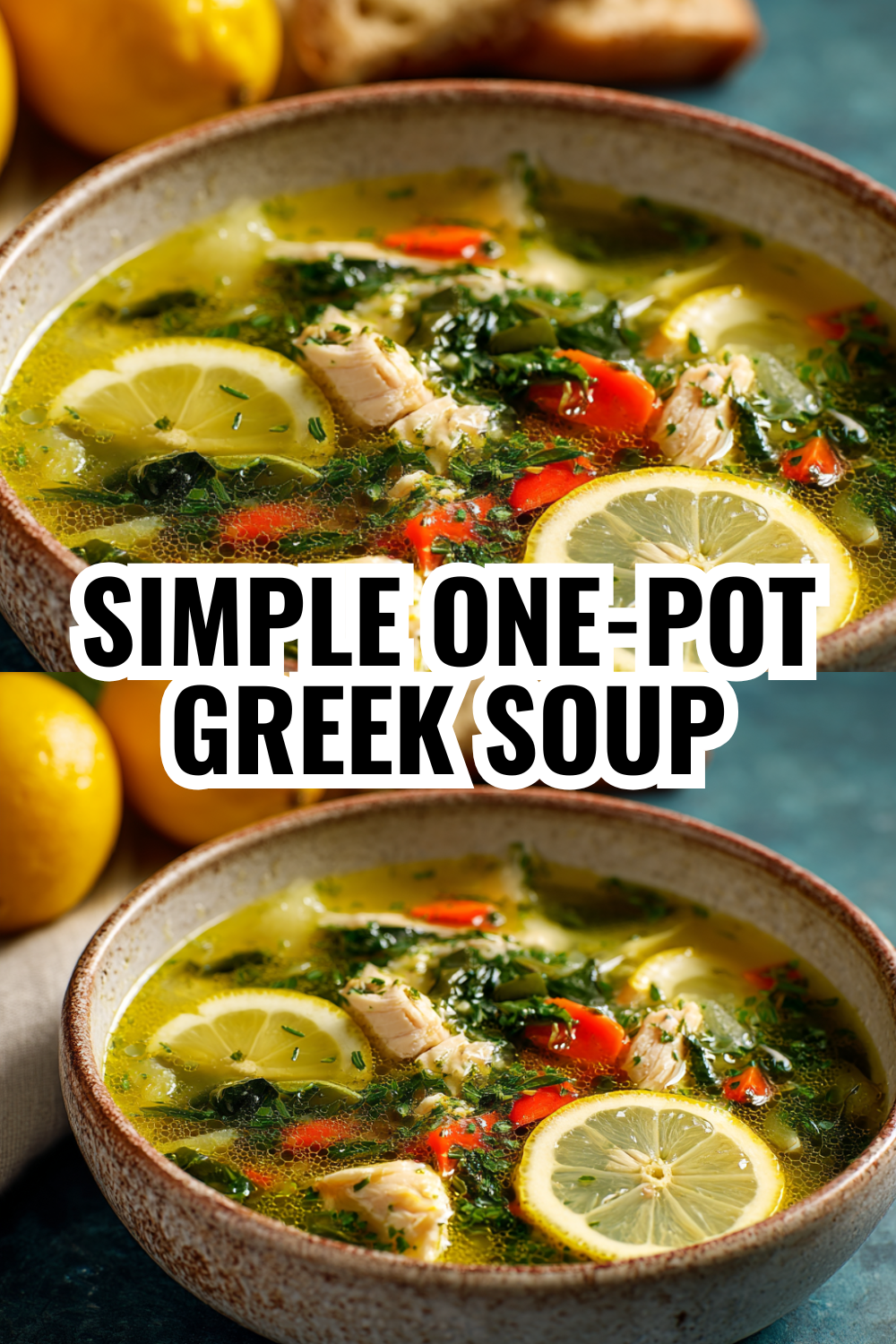 Easy Food When Sick — Soothing Greek Lemon Chicken Soup That Actually Tastes Amazing