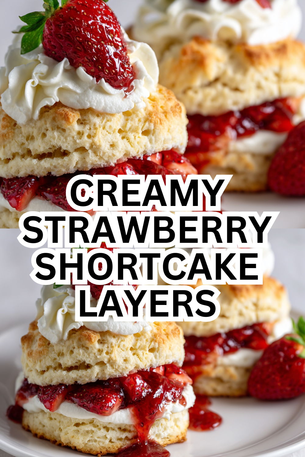 Impressive Strawberry Shortcake for Date Night Entertaining