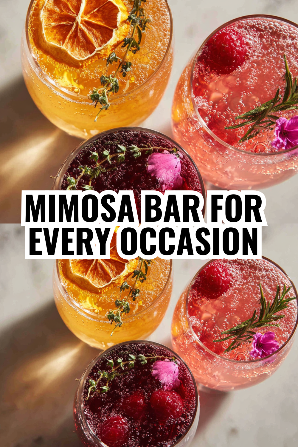 Citrus Themed Party Mimosa Station — Easy Hosting Hack