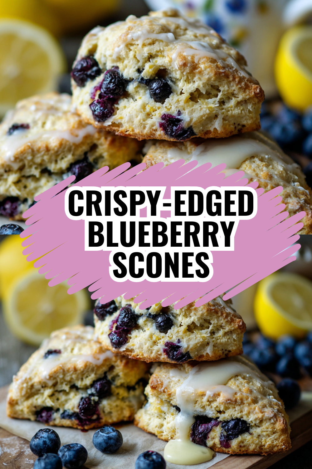 The Secret to Perfectly Crispy-Edged Blueberry Scones Every Time
