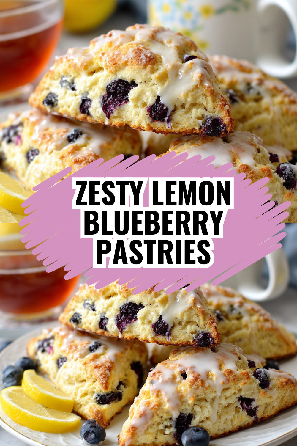 Zesty Lemon Blueberry Scones Your Kids Will Beg For