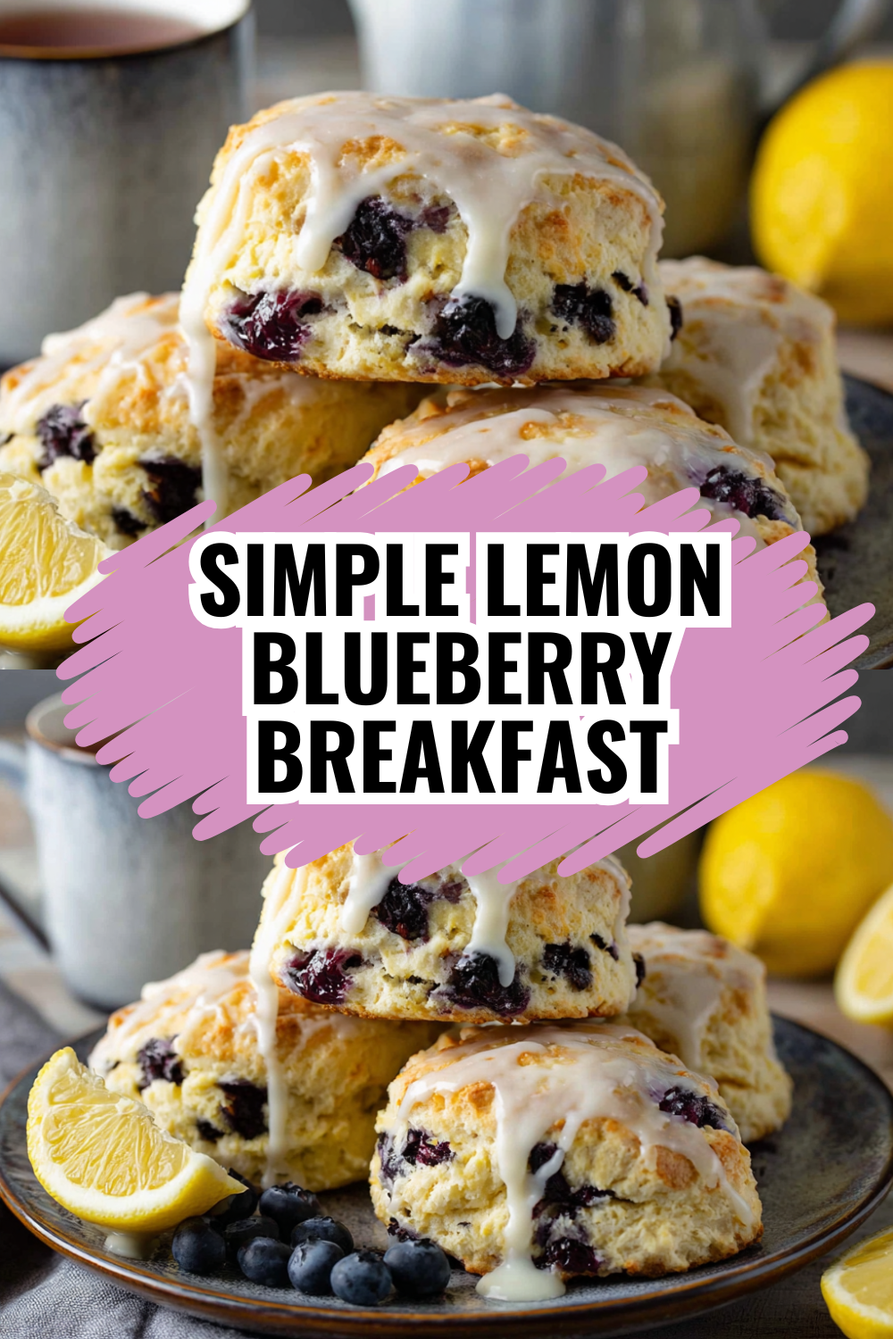 Simple Homemade Blueberry Scones Your Whole Family Will Love
