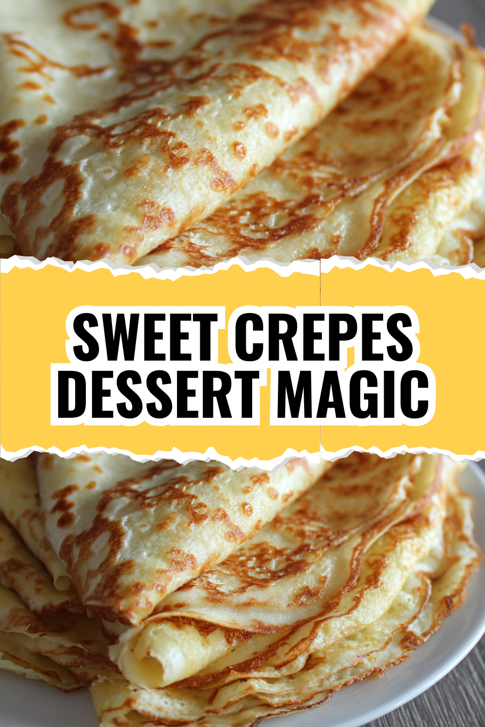 Sweet Crepes Dessert Magic — Nutella, Berries & Whipped Cream
