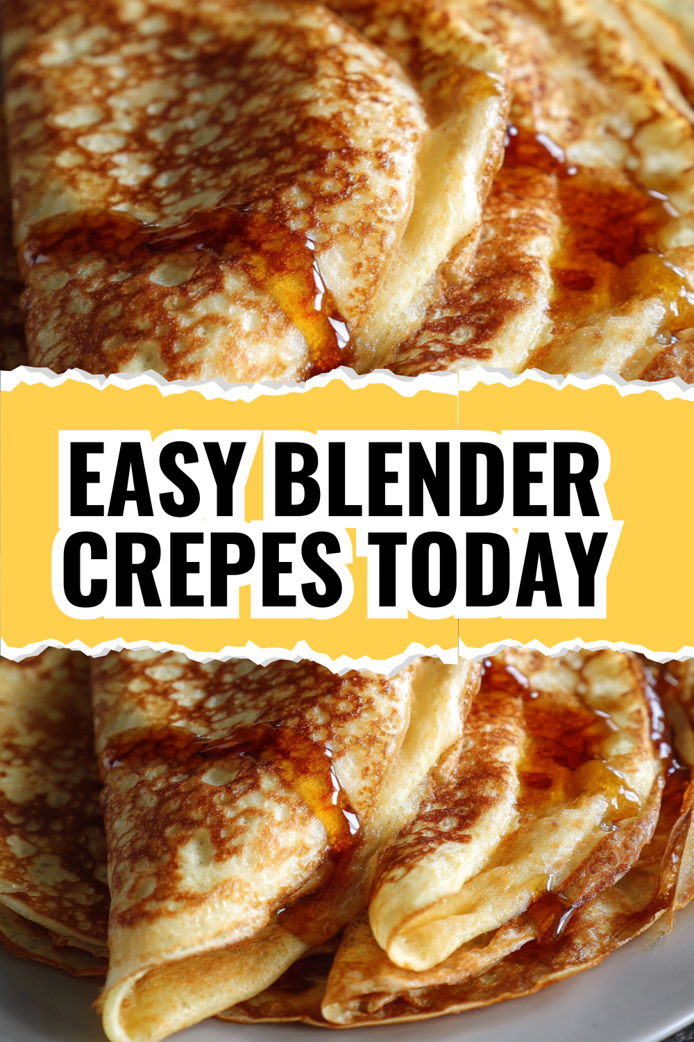 Perfect Blender Crepes in 15 Minutes — The Secret is SO Simple