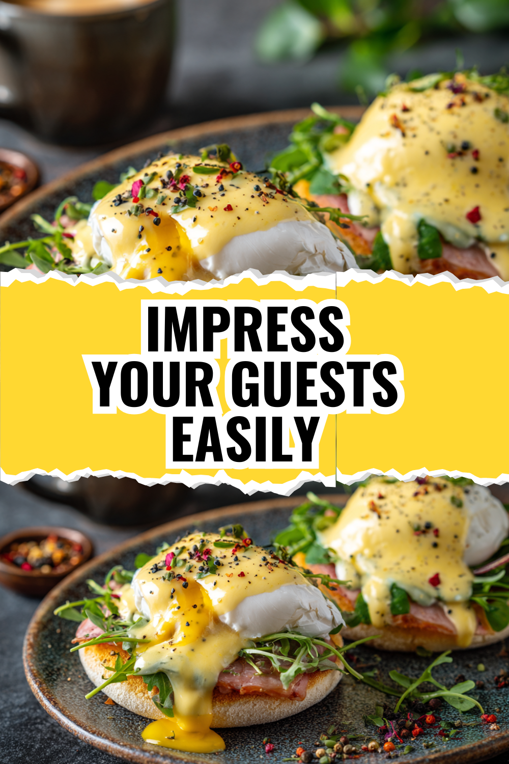 Impress Your Guests Easily — Elegant Eggs Benedict Plating