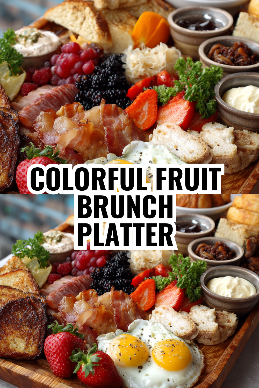 Colorful Fruit Brunch Platter Your Kids Will Actually Eat Happily