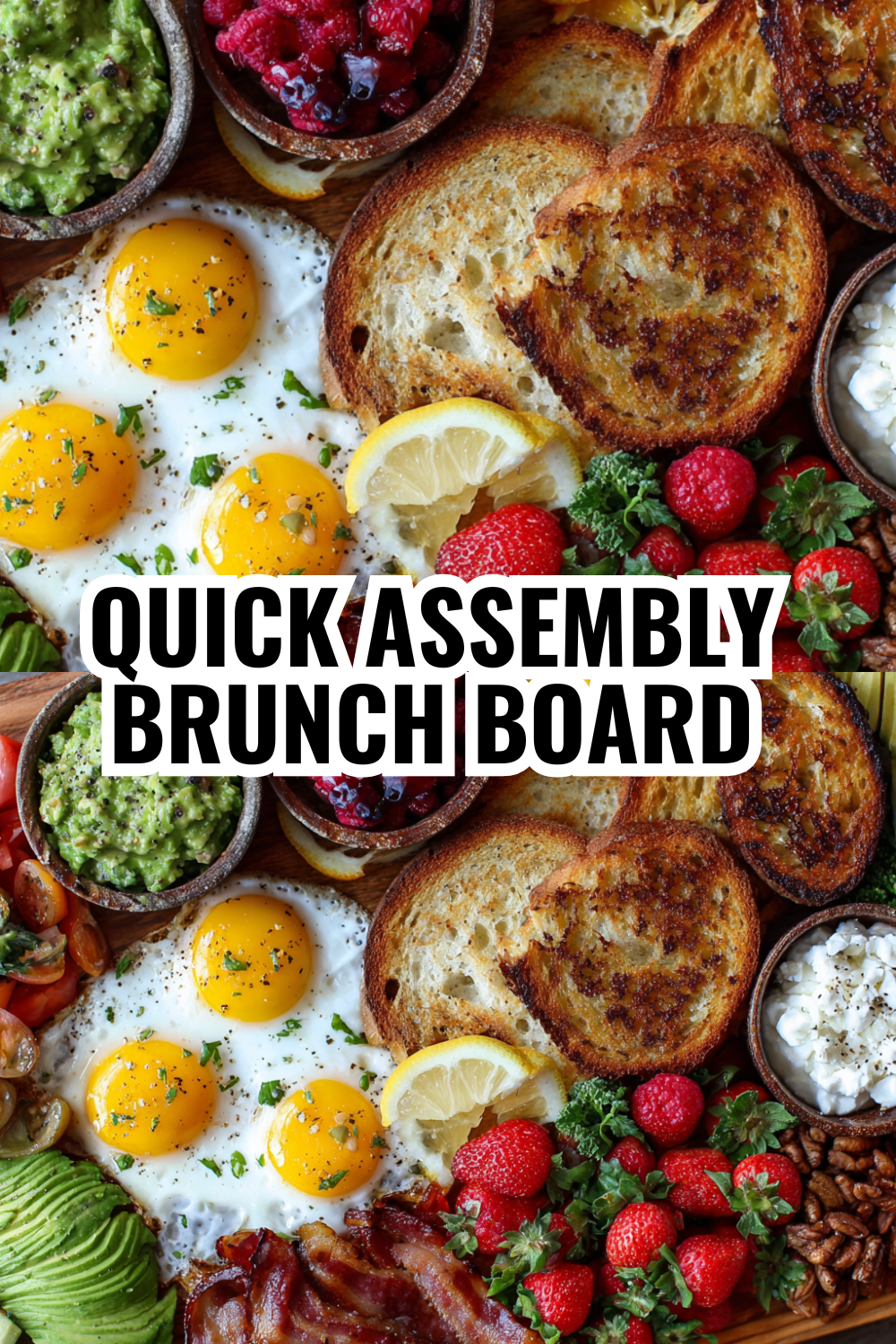 Quick Assembly Brunch Board Perfect for Last-Minute Hosting Situations