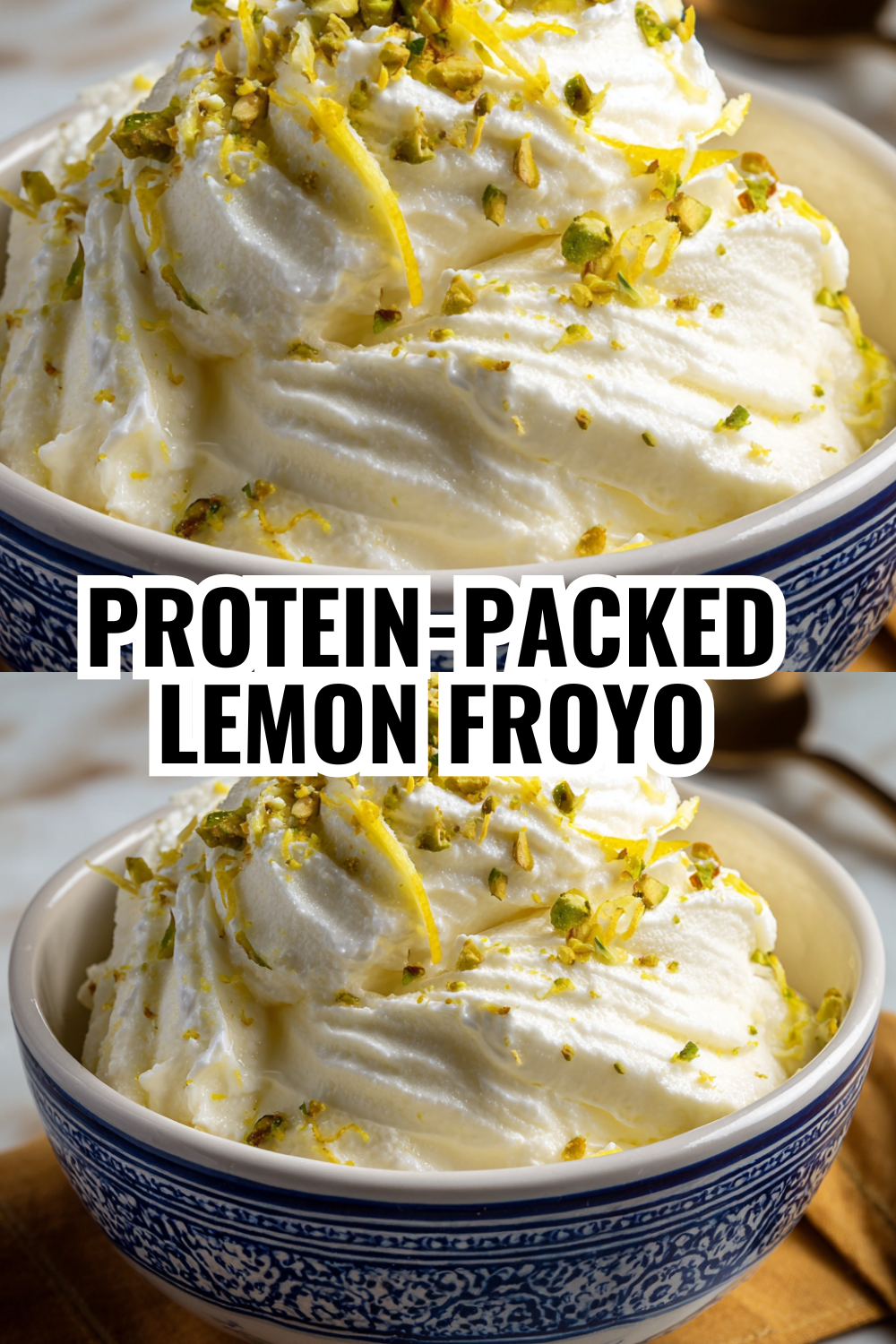 Homemade Lemon Gelato Style Froyo Recipe