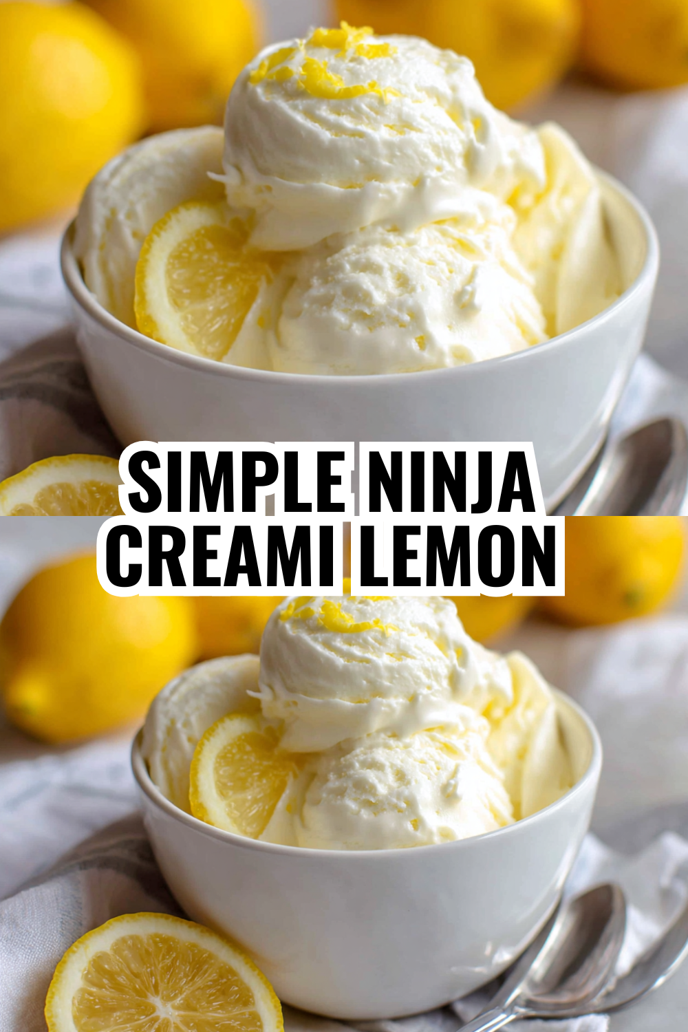 How to Make Lemon Frozen Yogurt in Your Ninja Creami