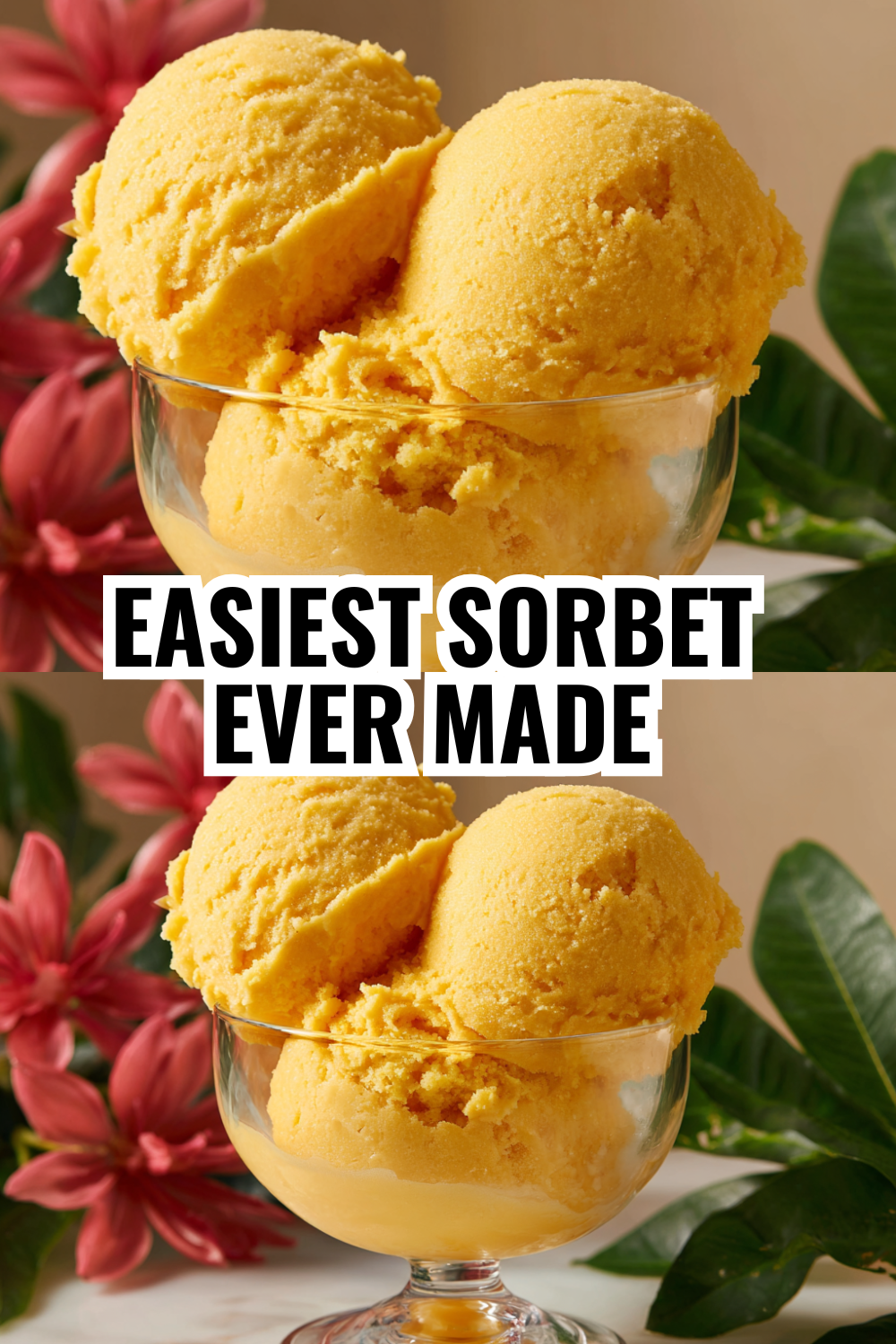 Frozen Mango Sorbet Hack That Will Impress Your Guests Every Time