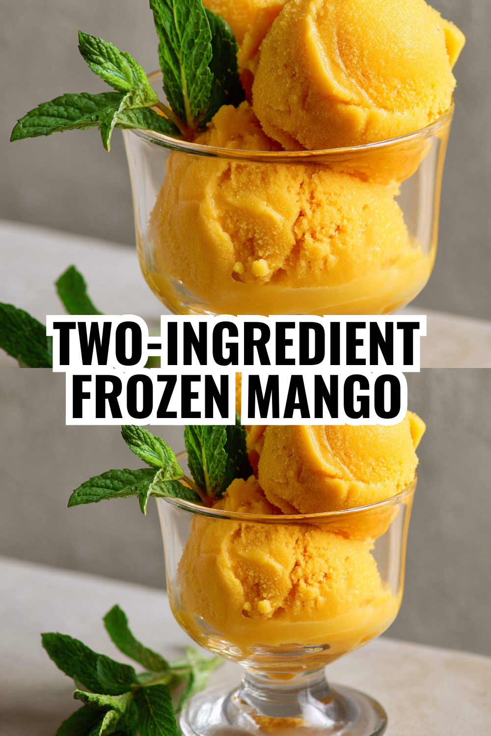 Easy Summer Mango Sorbet for Poolside Parties & Backyard BBQ Entertaining