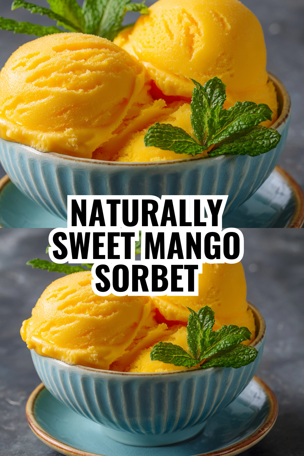 Creamy Mango Sorbet Without Heavy Cream — Just Two Simple Ingredients