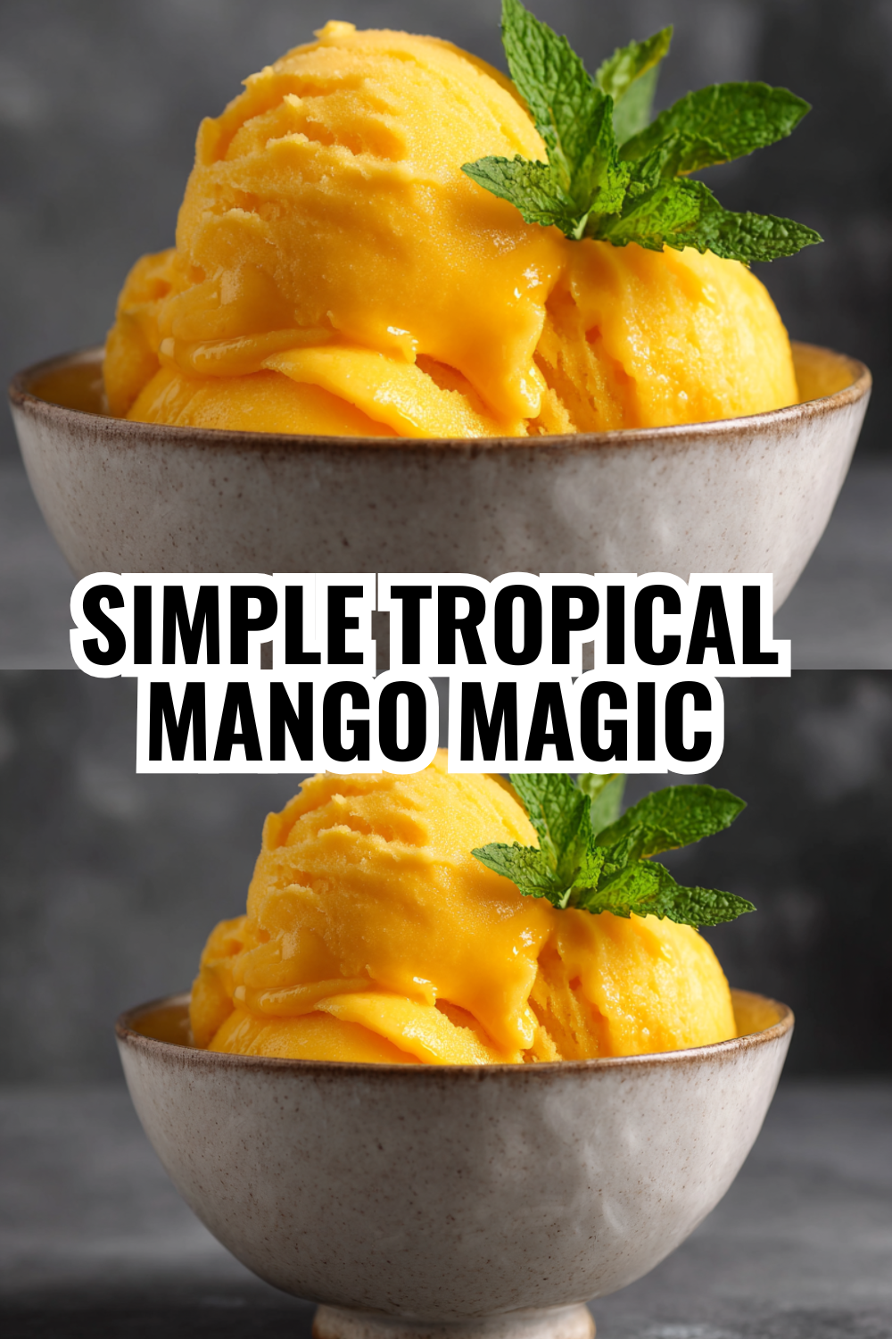 Best Ninja Creami Mango Sorbet — Thick Creamy & Naturally Sweet