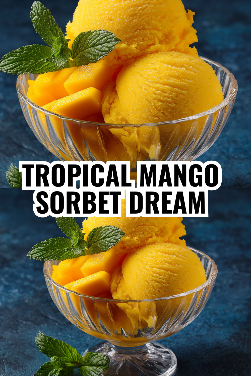 Make-Ahead Mango Sorbet Recipe Perfect for Meal Prep & Summer Entertaining