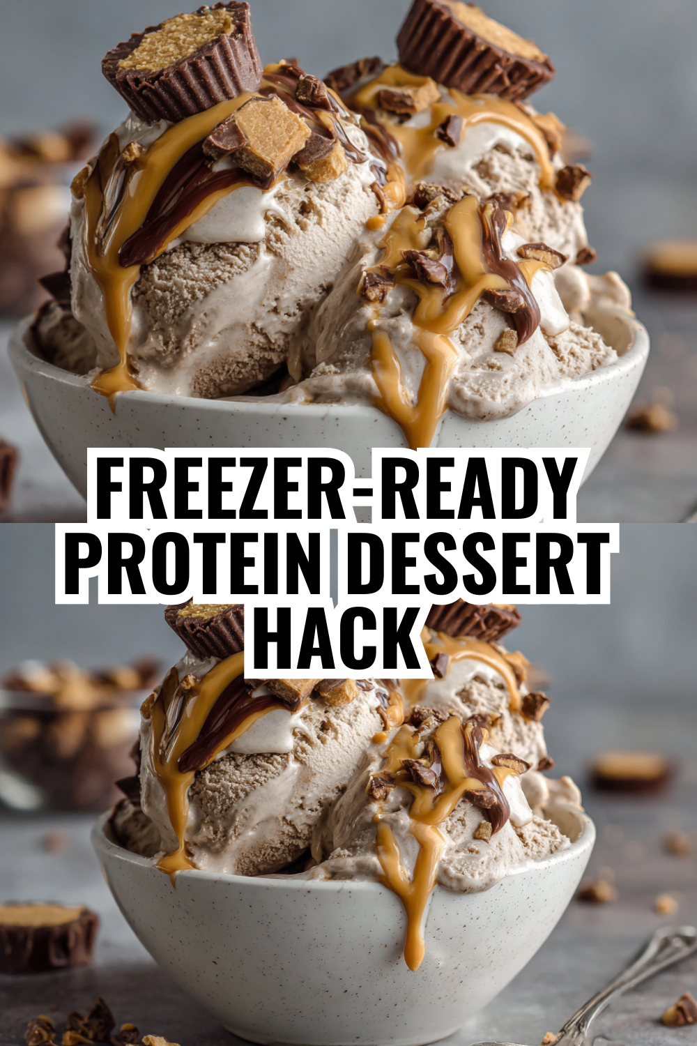 Healthier Reese's Cup Ice Cream Recipe — Protein-Packed Indulgence