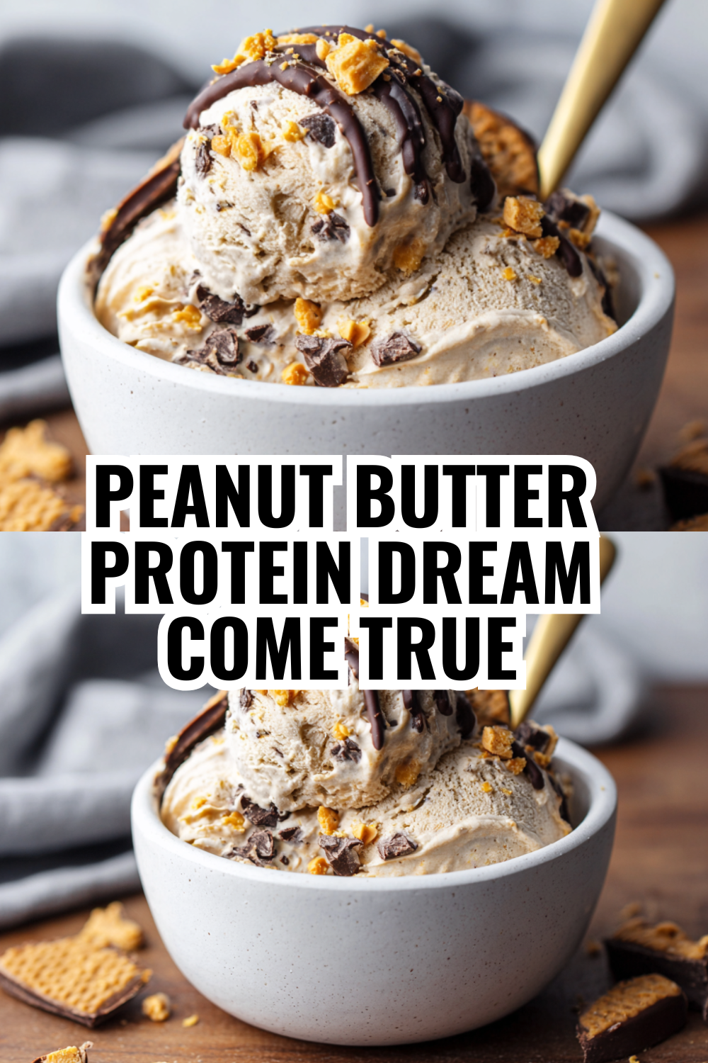 Simple Peanut Butter Protein Ice Cream — The Fitness Hack Going Viral