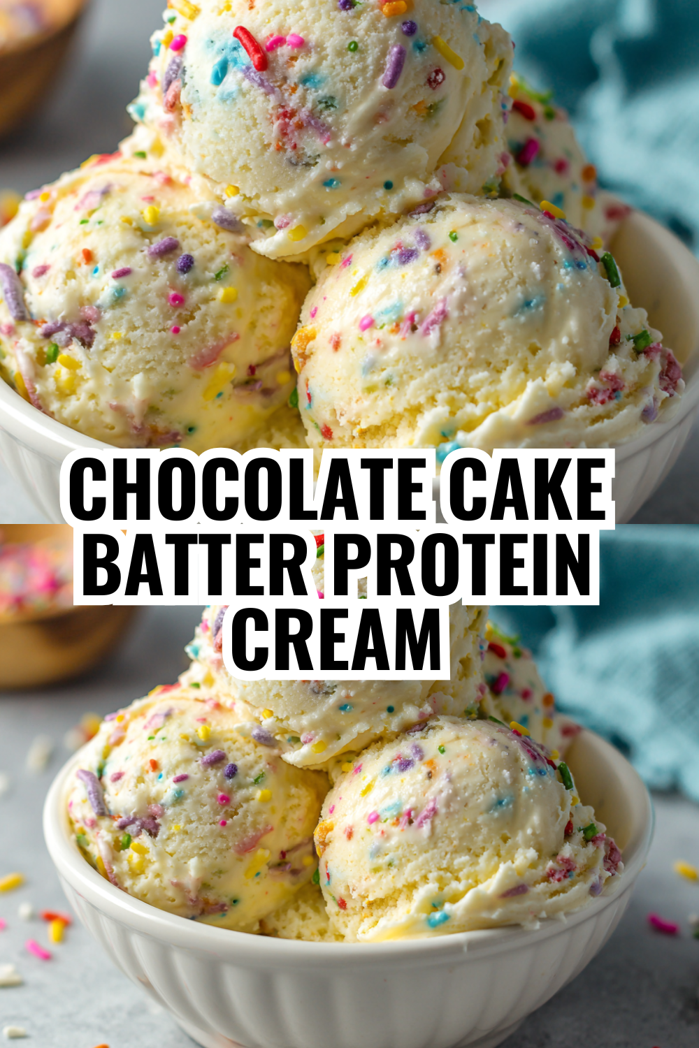 Creamy Vanilla Cake Batter Protein Creami — Meal Prep Friendly
