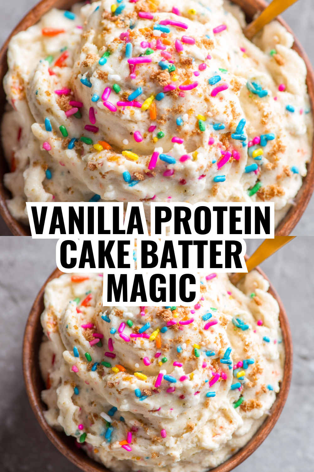 Macro-Friendly Cake Batter Ice Cream (Fits Any Diet Goal)