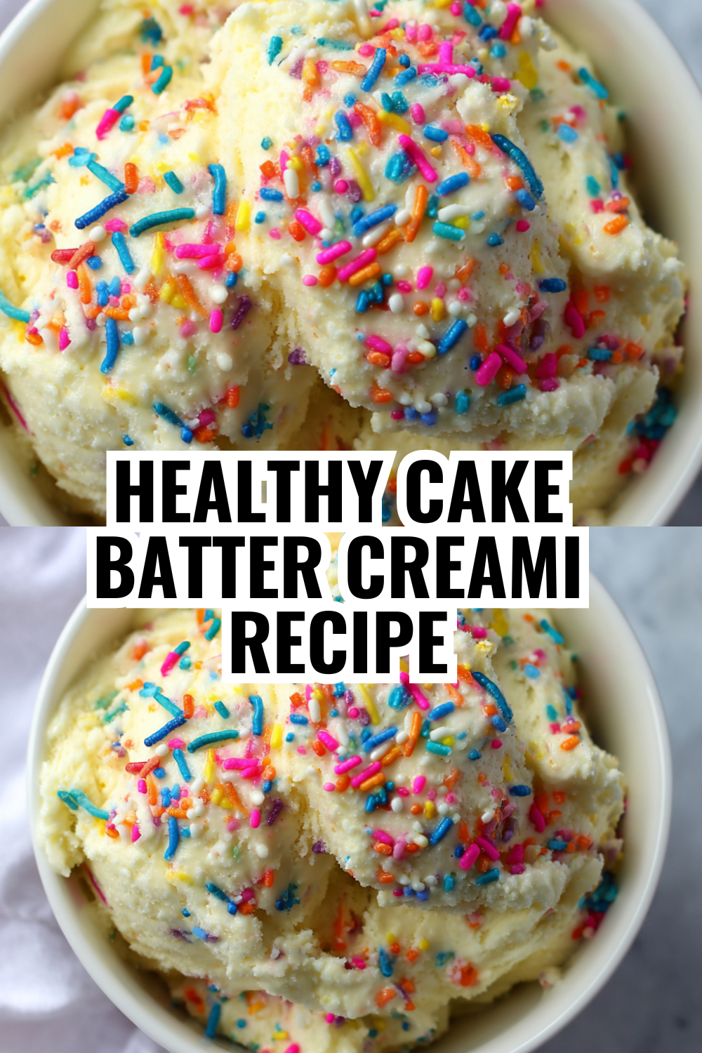 Healthy Birthday Cake Ice Cream Recipe (35g Protein!) — Guilt-Free Treat