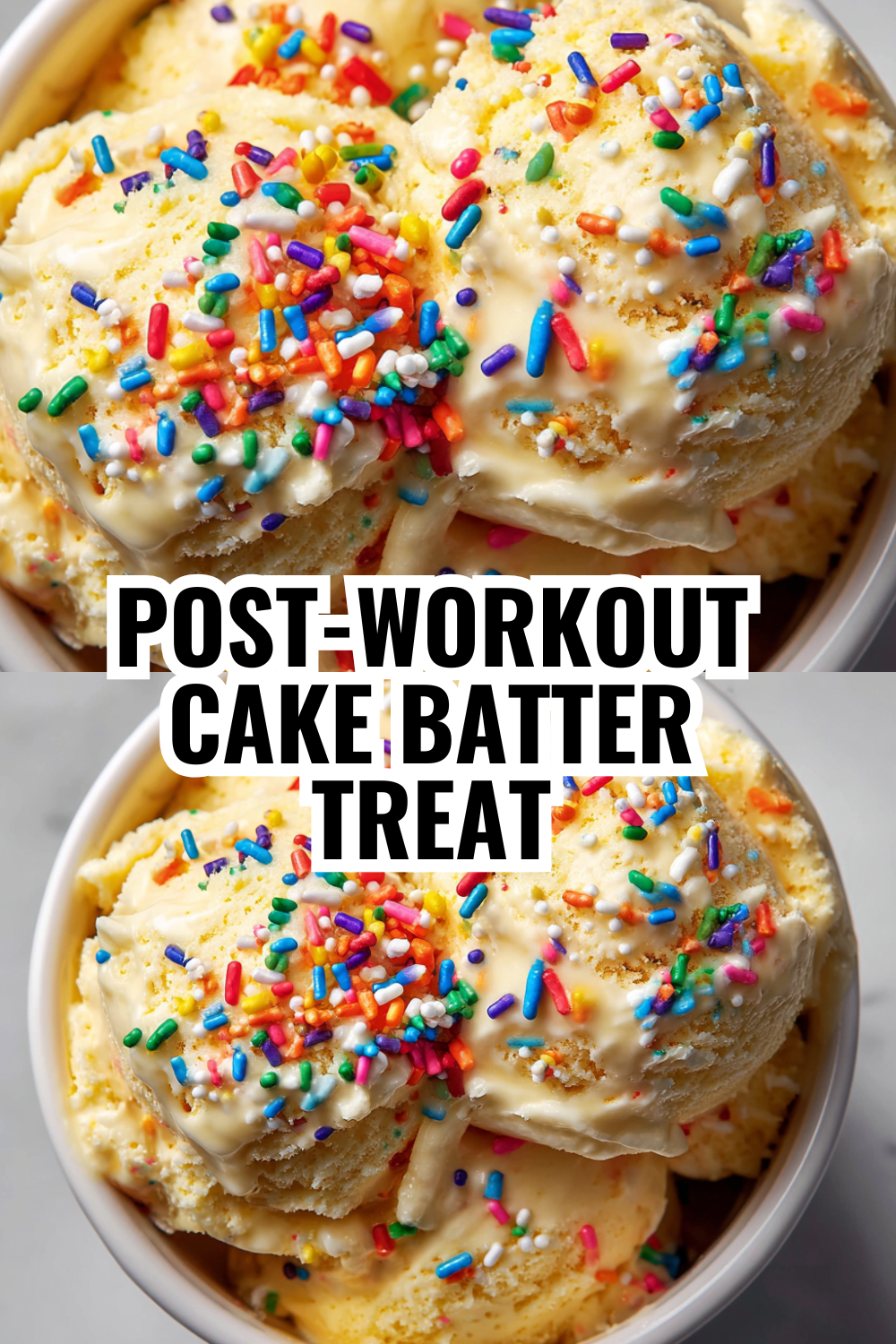 Homemade Fairlife Protein Ice Cream (Cake Batter Flavor)