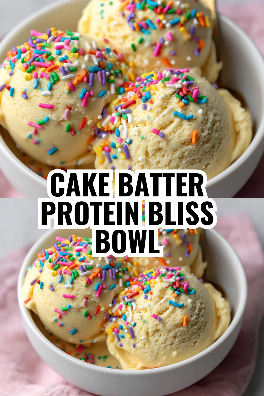 Easy Cake Batter Creami Recipe Using Just Protein Shake