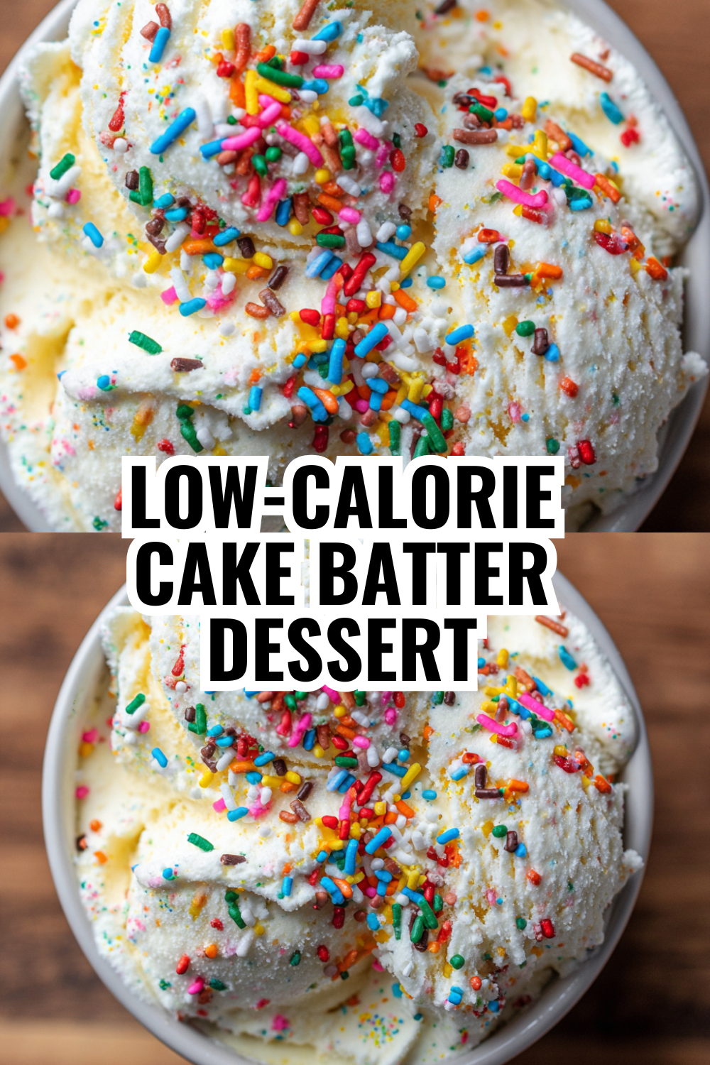 Make-Ahead Cake Batter Protein Dessert (Freeze 24 Hours, Blend in Minutes)
