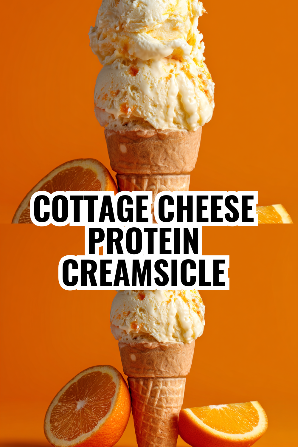 Orange Creamsicle Frozen Yogurt for a Lighter, Tangy Citrus Treat