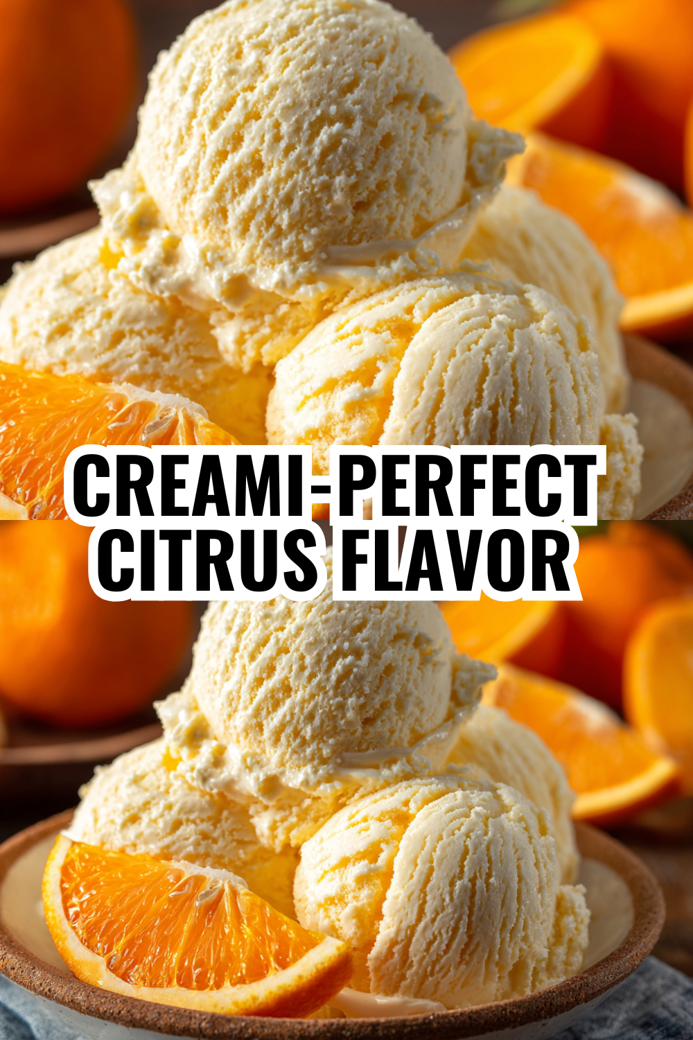 Easy Orange Creamsicle Ice Cream for Kids' Birthday Parties and Celebrations