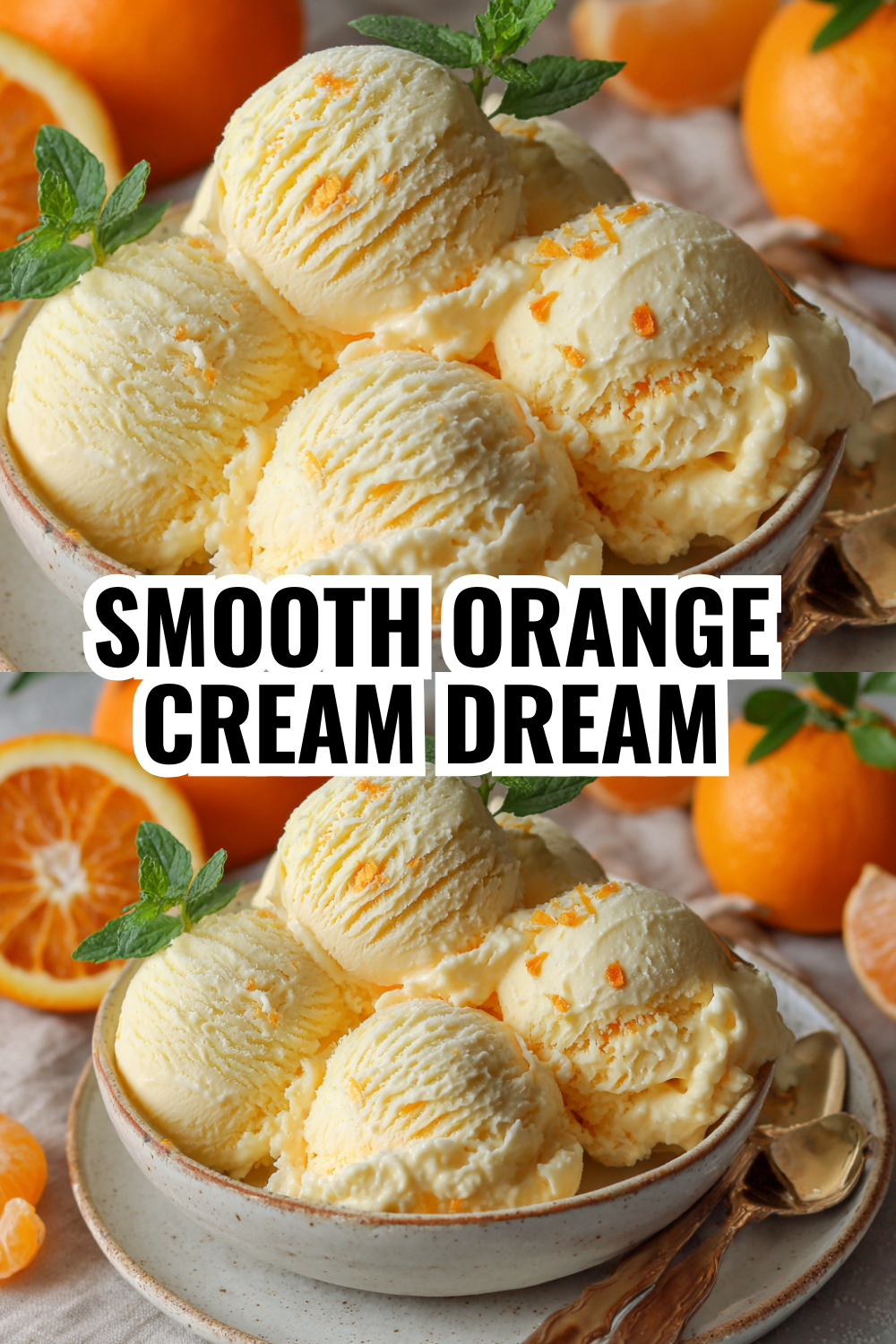 Fresh Orange Ice Cream Recipe Perfect for Spring and Summer Entertaining