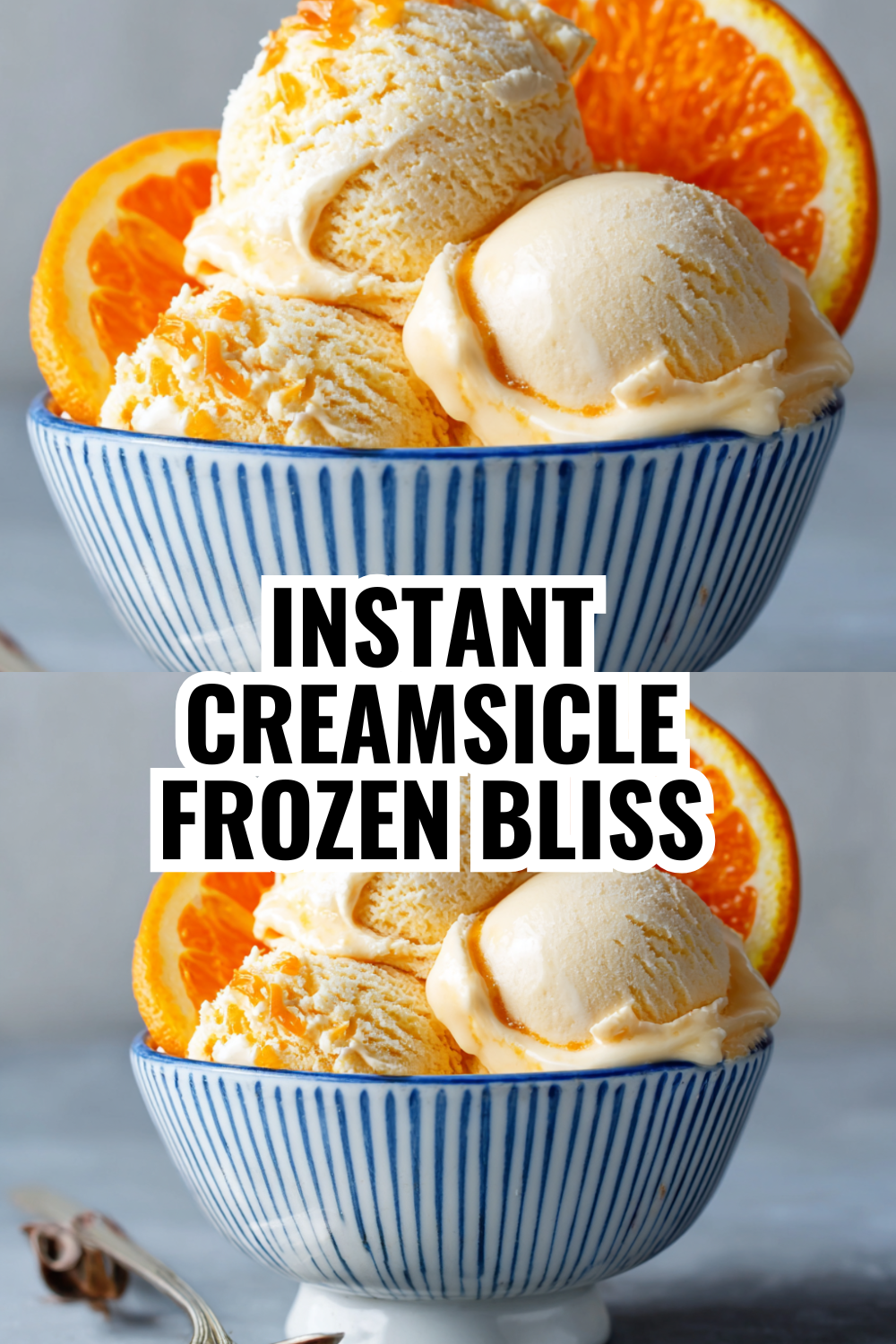 Creamy Orange Vanilla Swirl Ice Cream (The Best Ninja Creami Hack)