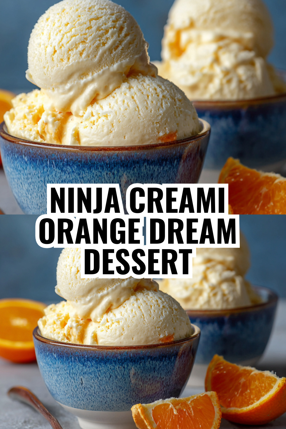 Easy 4-Ingredient Orange Creamsicle Ice Cream — No Ice Cream Maker Needed