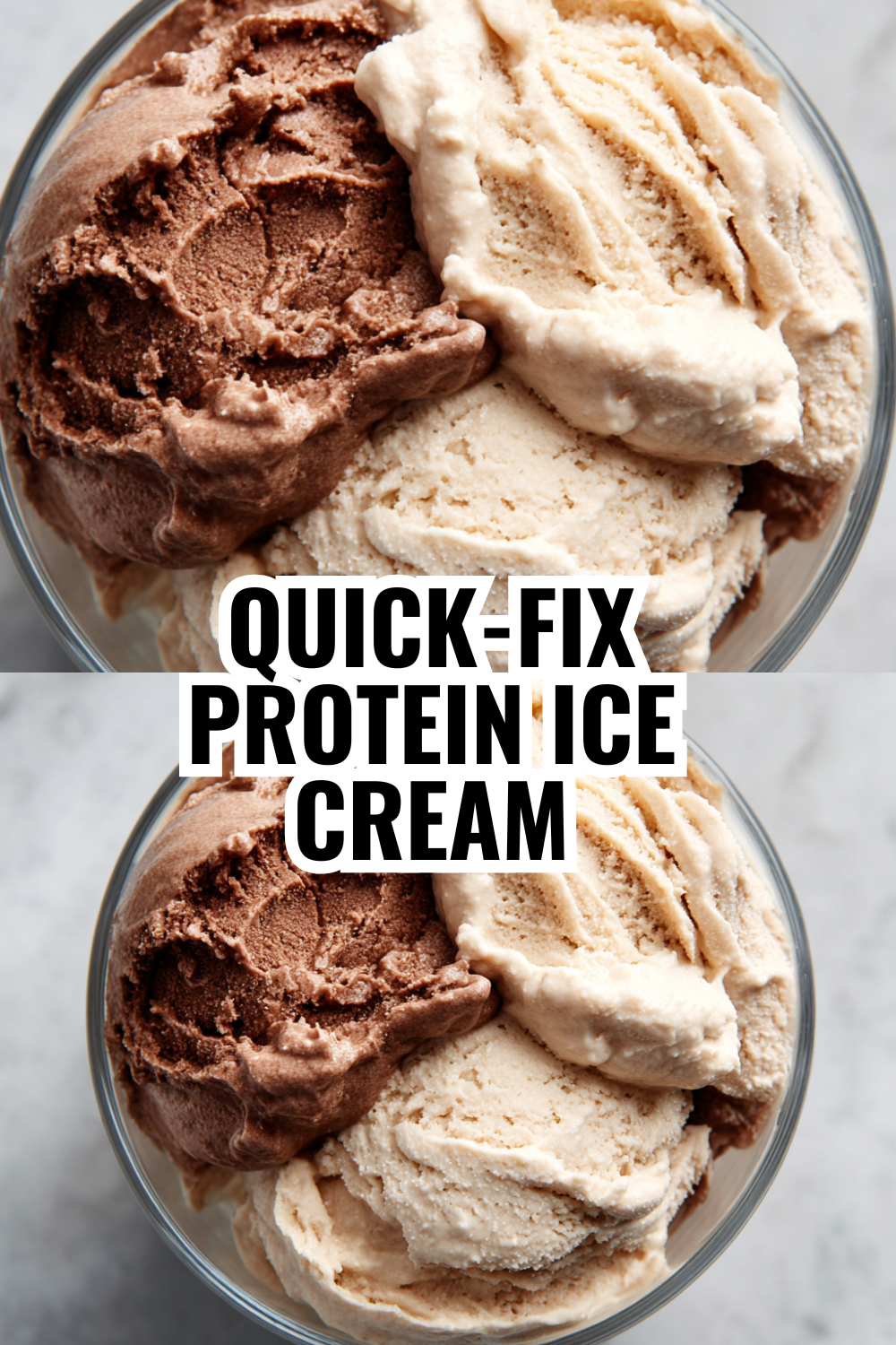 Quick-Fix High-Protein Ice Cream (Only 3 Ingredients Needed!)