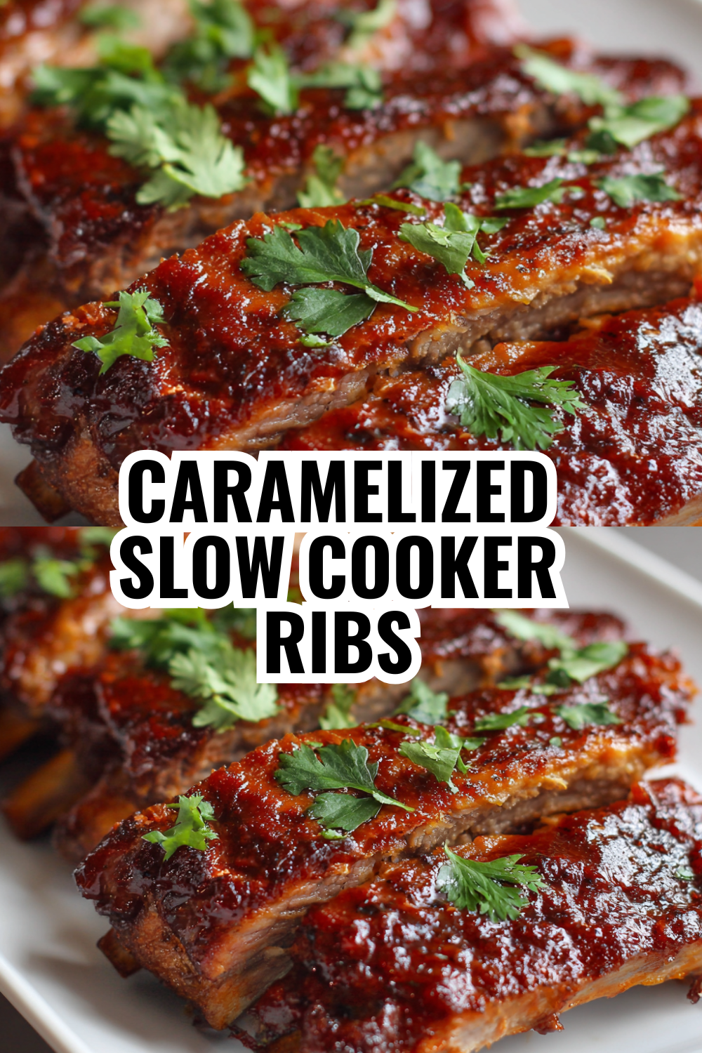Caramelized Slow Cooker Ribs With Sticky BBQ Glaze
