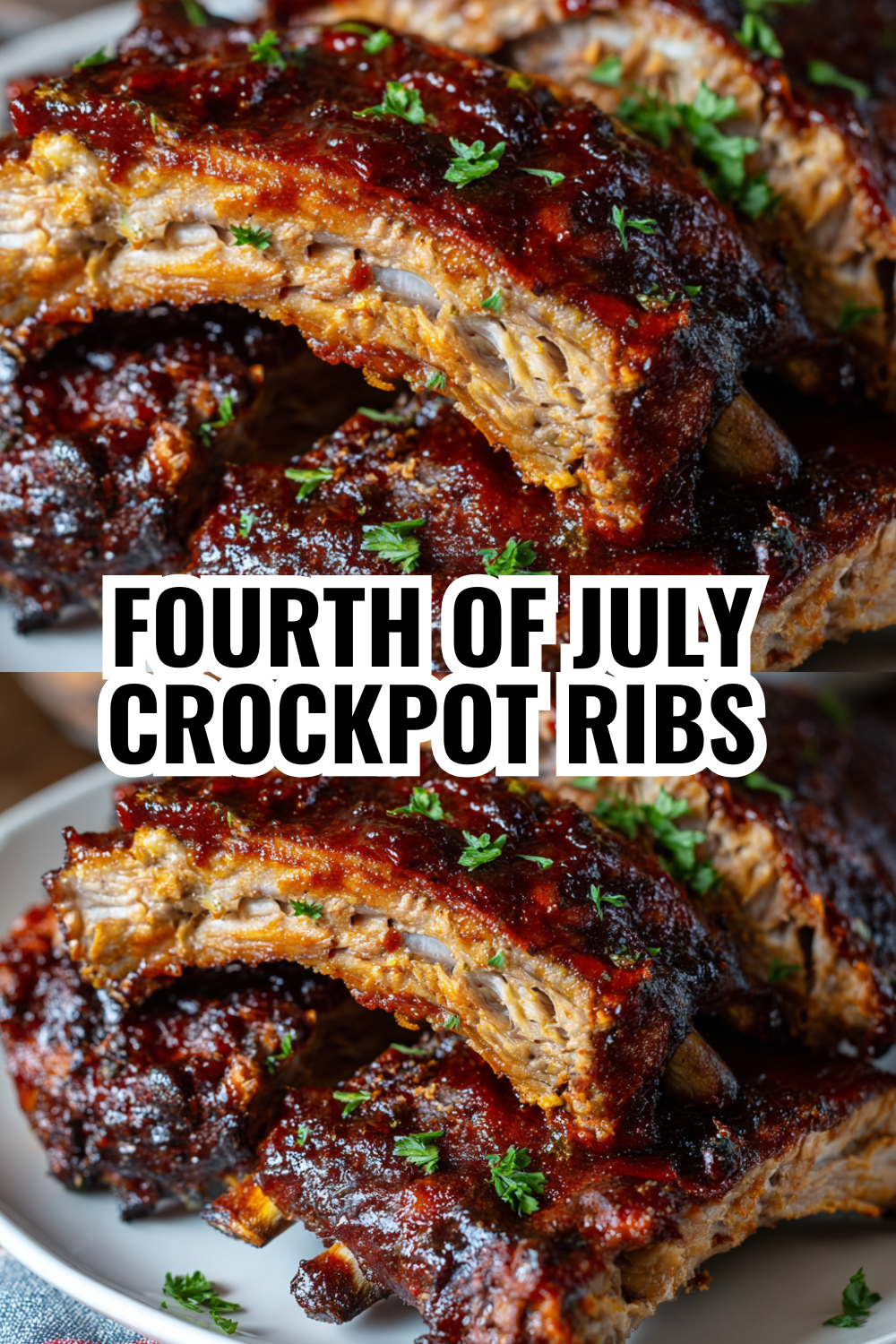 Fourth of July Crockpot Ribs — Make This Ahead for Cookouts